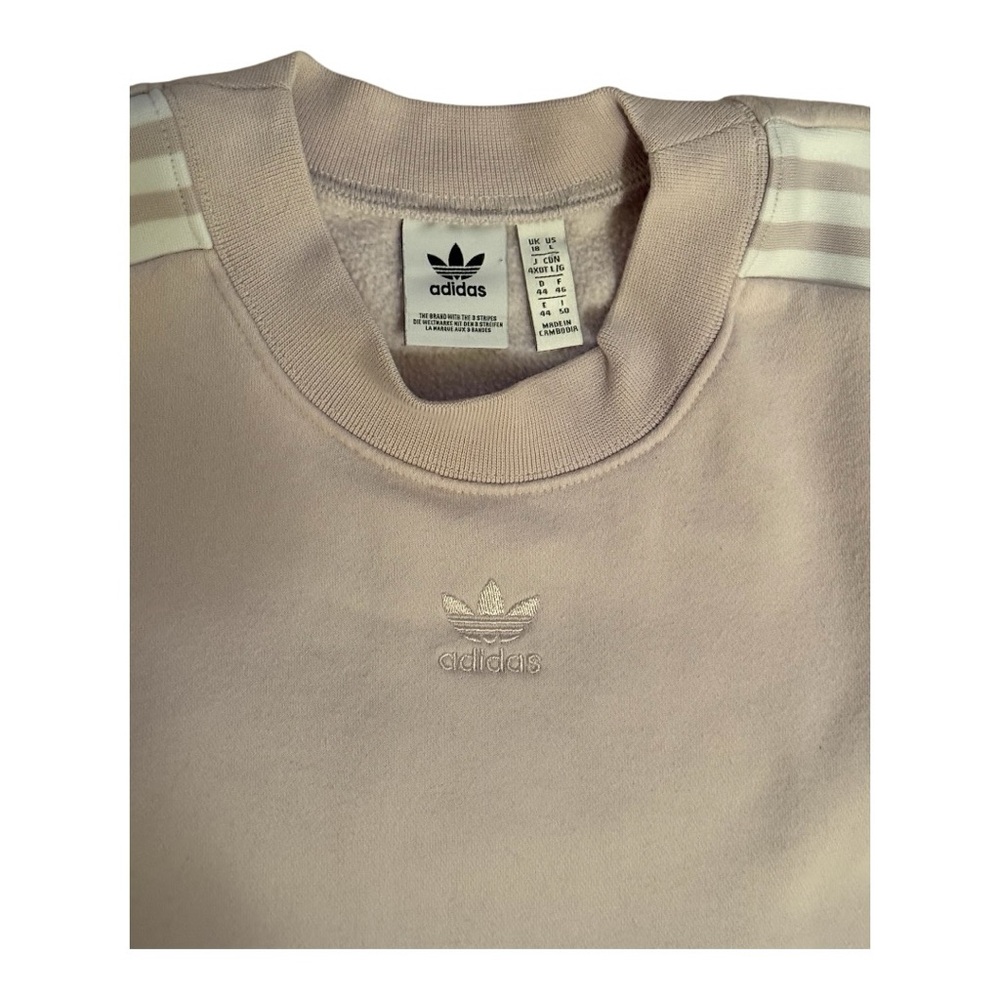 Adidas Cropped crew neck Purple Embossed Emblem - Picture 3 of 8